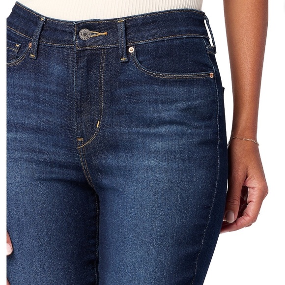Signature by Levi Strauss Women's Skinny Jeans - Dark Blue - Picture 6 of 16